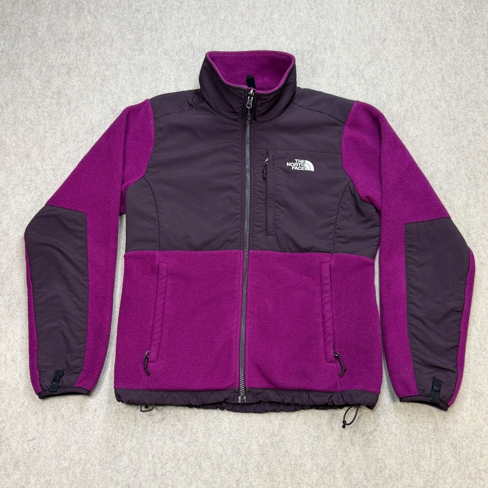 The North Face Denali Fleece Jacket Womens M Purple Gorpcore Hiking Granola Girl
